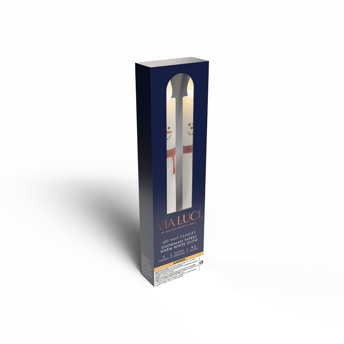 8.5" Battery Operated Taper Candles (Retail Box)