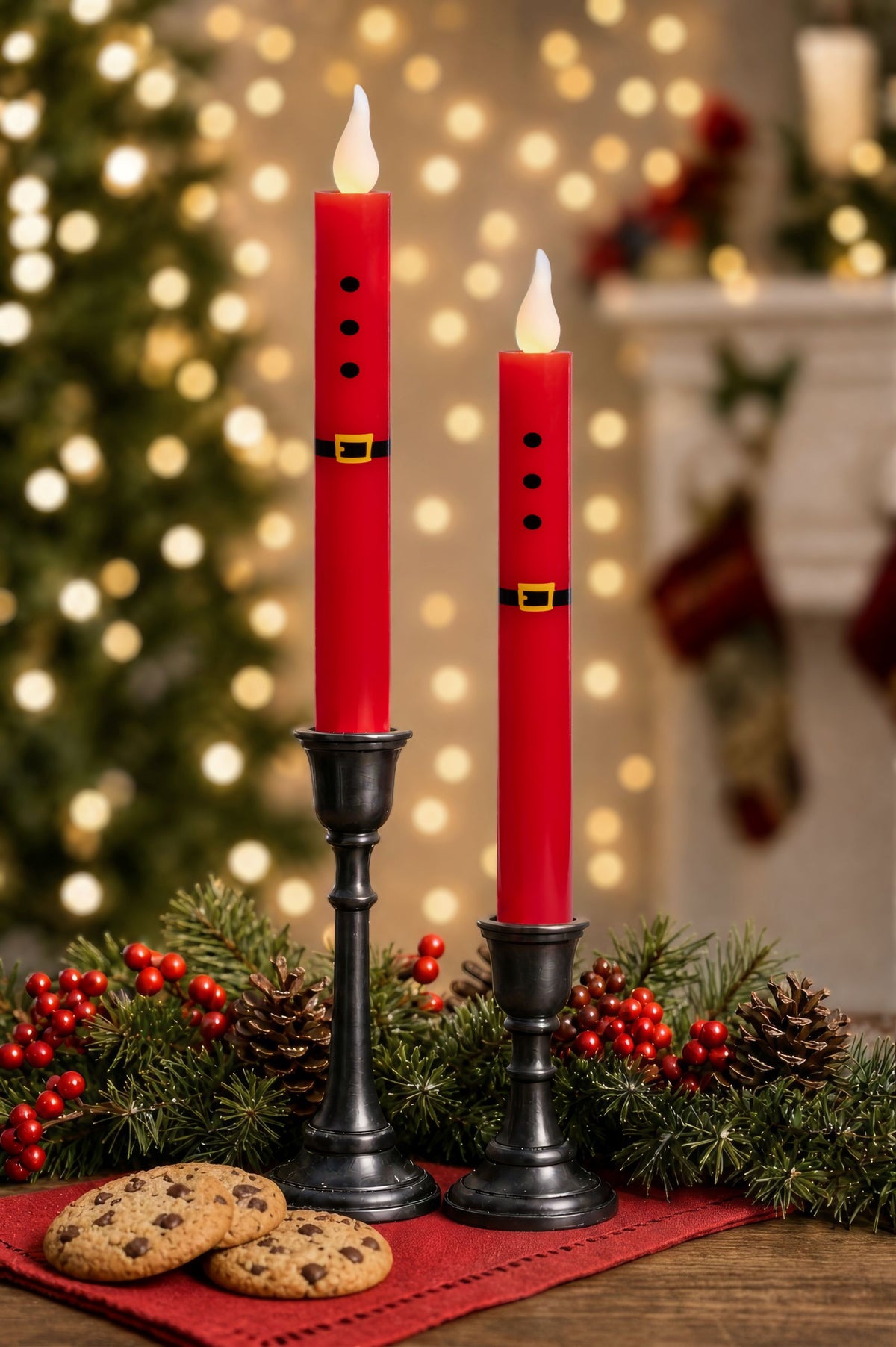 8.5" Battery Operated Taper Candles (Retail Box)