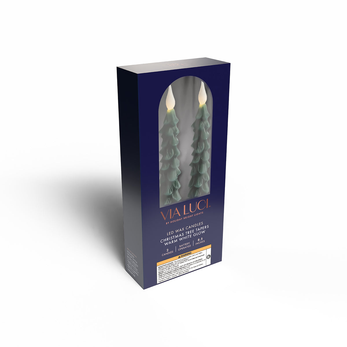 8.5" Battery Operated Taper Candles (Retail Box)