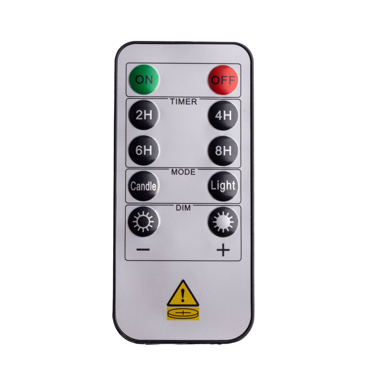 Battery Operated Cream Pillar Candles (Retail Box)