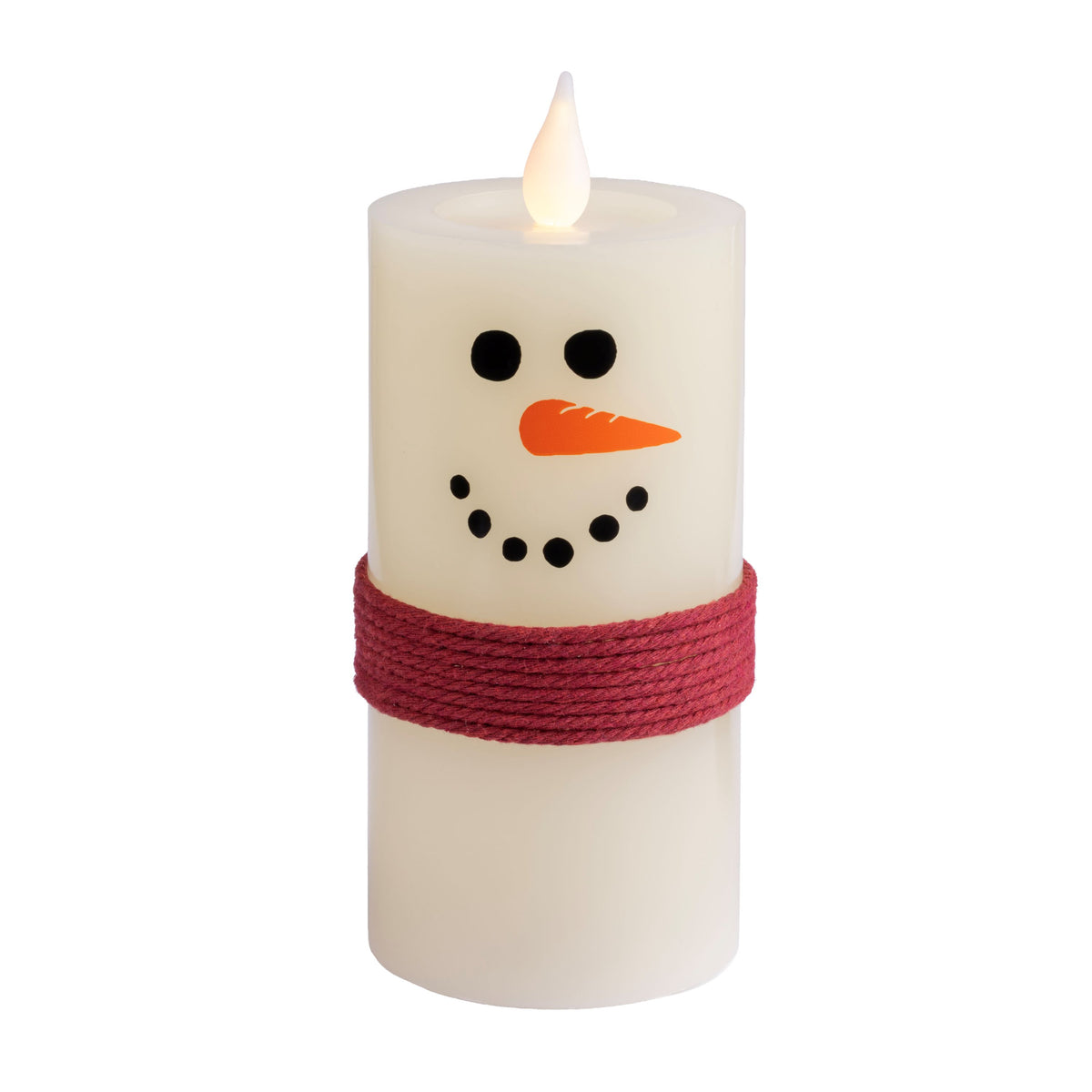 3" X 6" Battery Operated Pillar Candles (Retail Box)