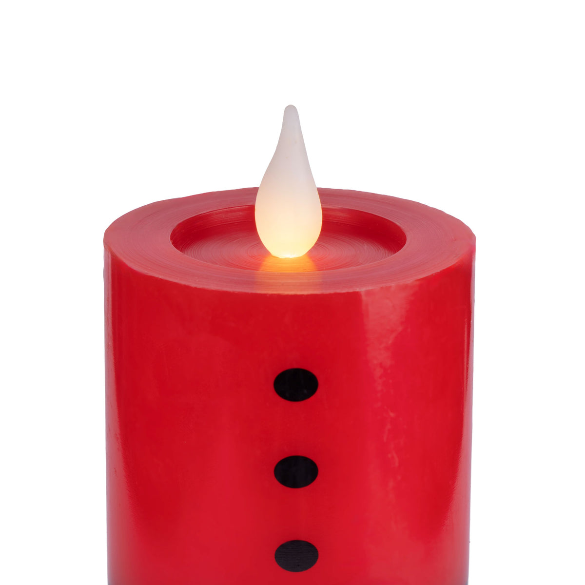 3" X 6" Battery Operated Pillar Candles (Retail Box)