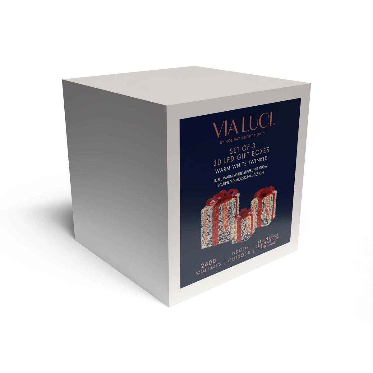3-D High Density Gift Box - Set of 3 (Retail Box)