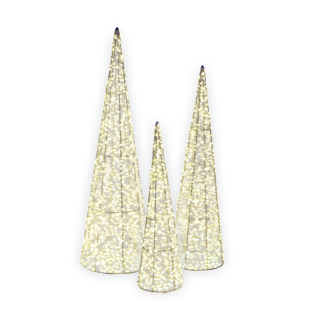 3-D High Density Cone Trees - Set of 3 (Retail Box)