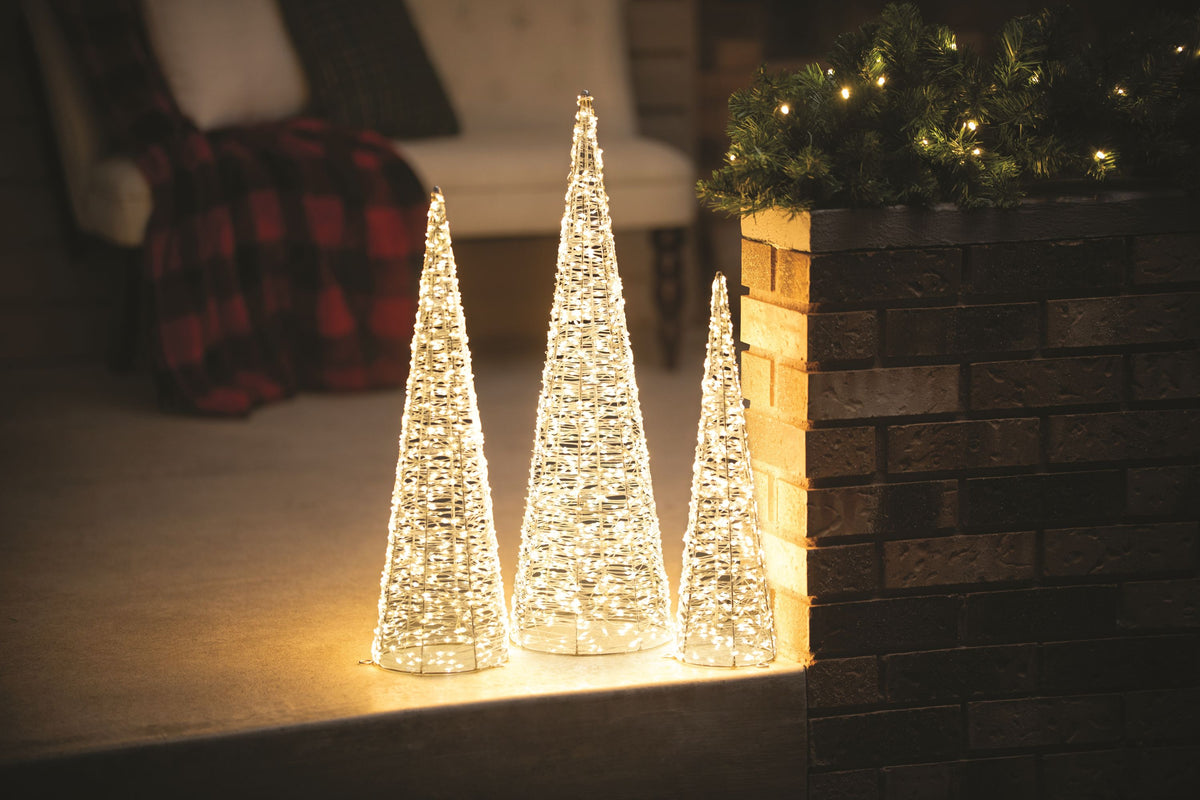 3-D High Density Cone Trees - Set of 3 (Retail Box)