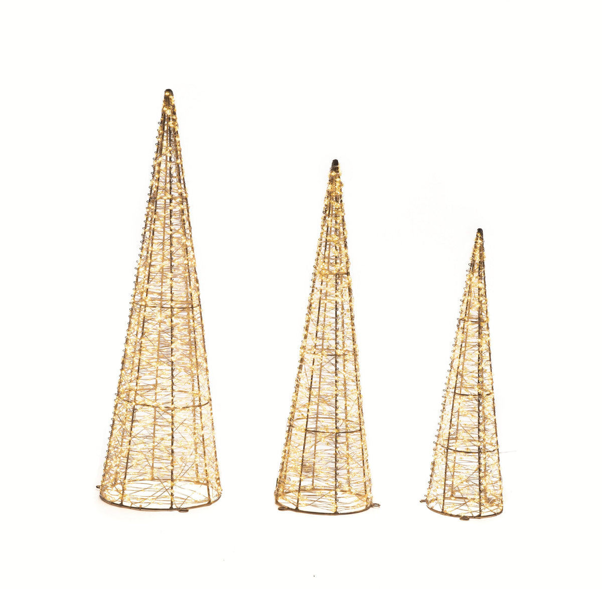 3-D High Density Cone Trees - Set of 3 (Retail Box)