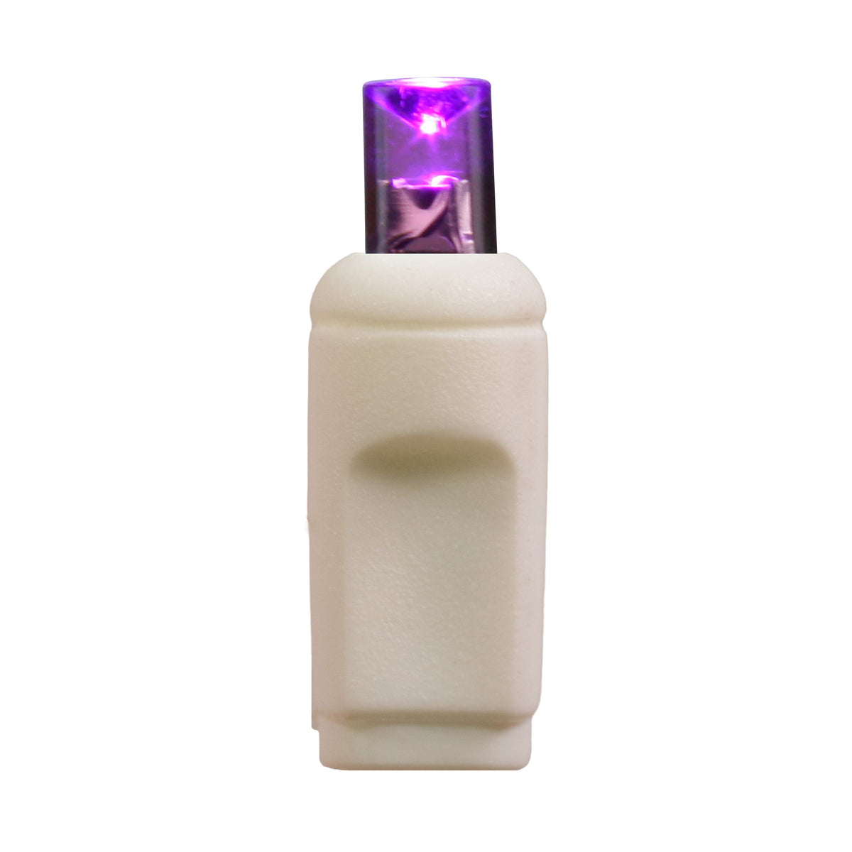 5MM Concave 100L Coax Lights - 2.5" Spacing - White Cord (Polybag)