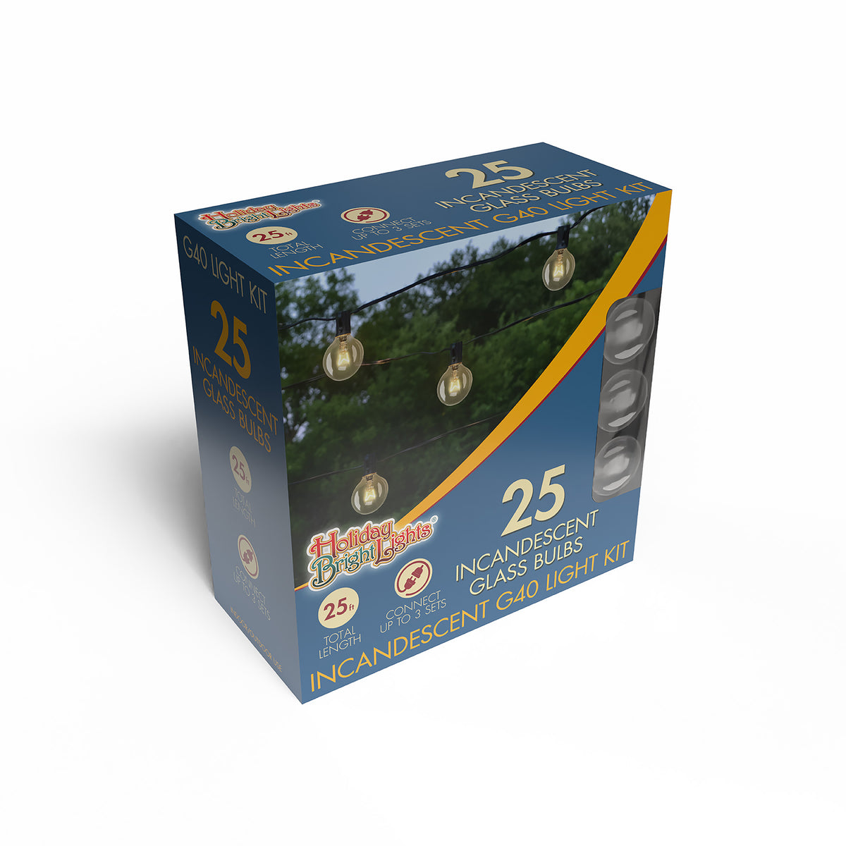 G40 25L Incandescent Lights (Retail Box)
