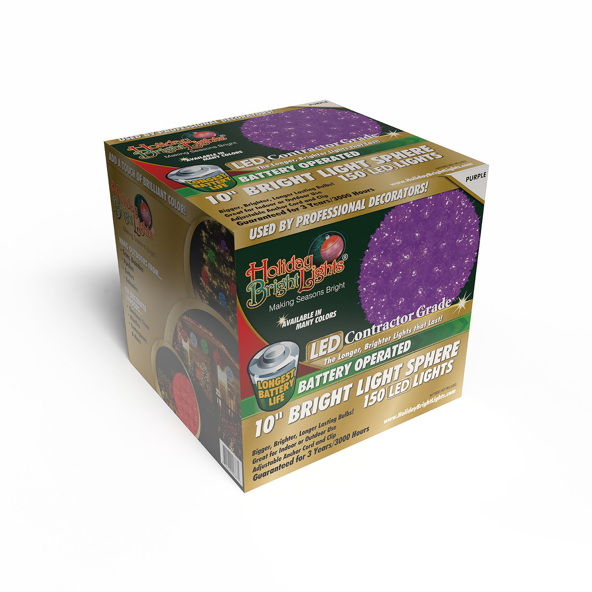 10" 150L Battery Operated Starlight Spheres (Retail Box)